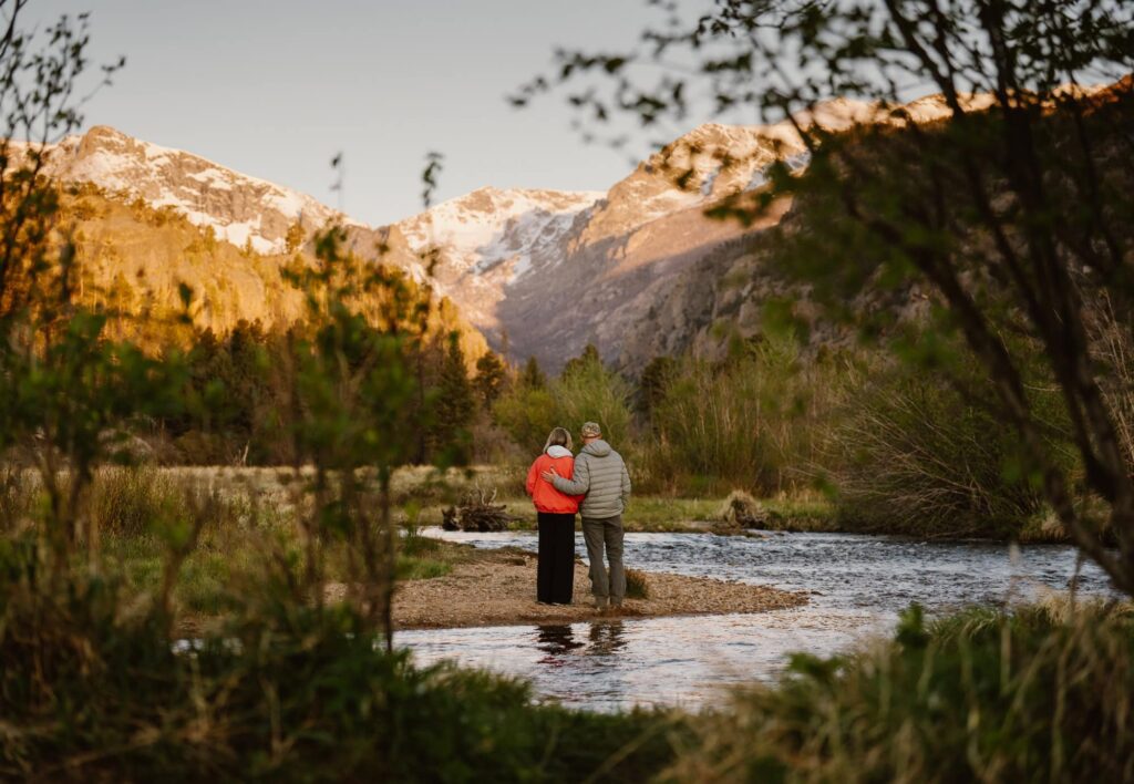 Moraine Park surprise proposal in Rocky Mountain National Park