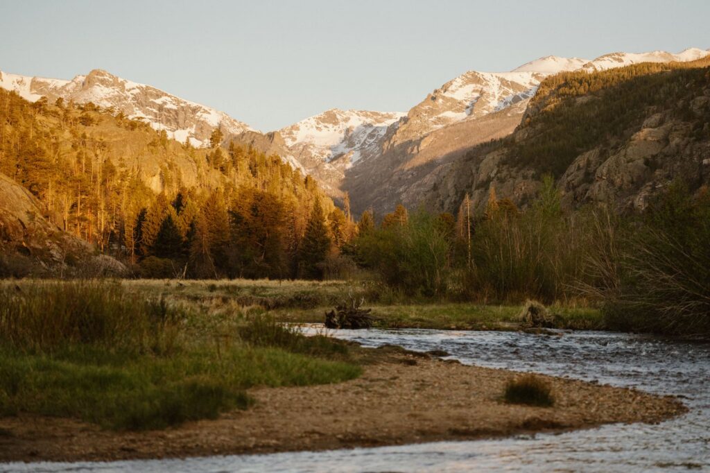 Moraine Park location in RMNP