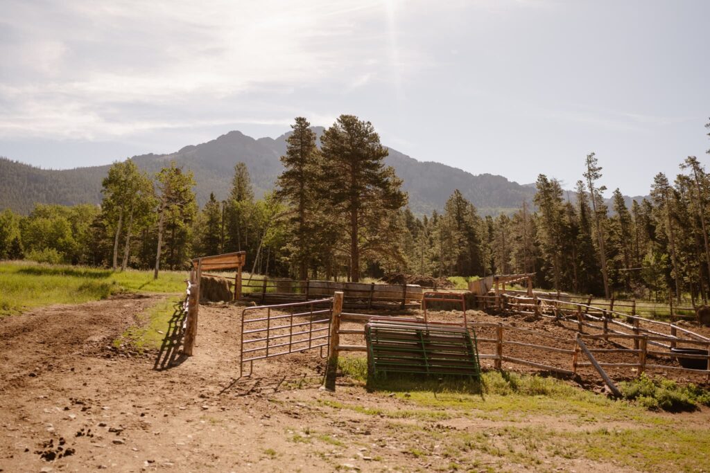 View from Elkhorn Stables in Estes Park