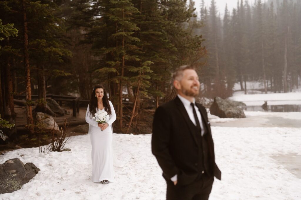 First look at Bear Lake elopement in Colorado