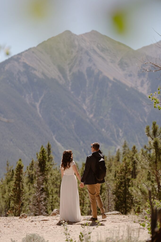 Adventure elopement in the mountains of Colorado