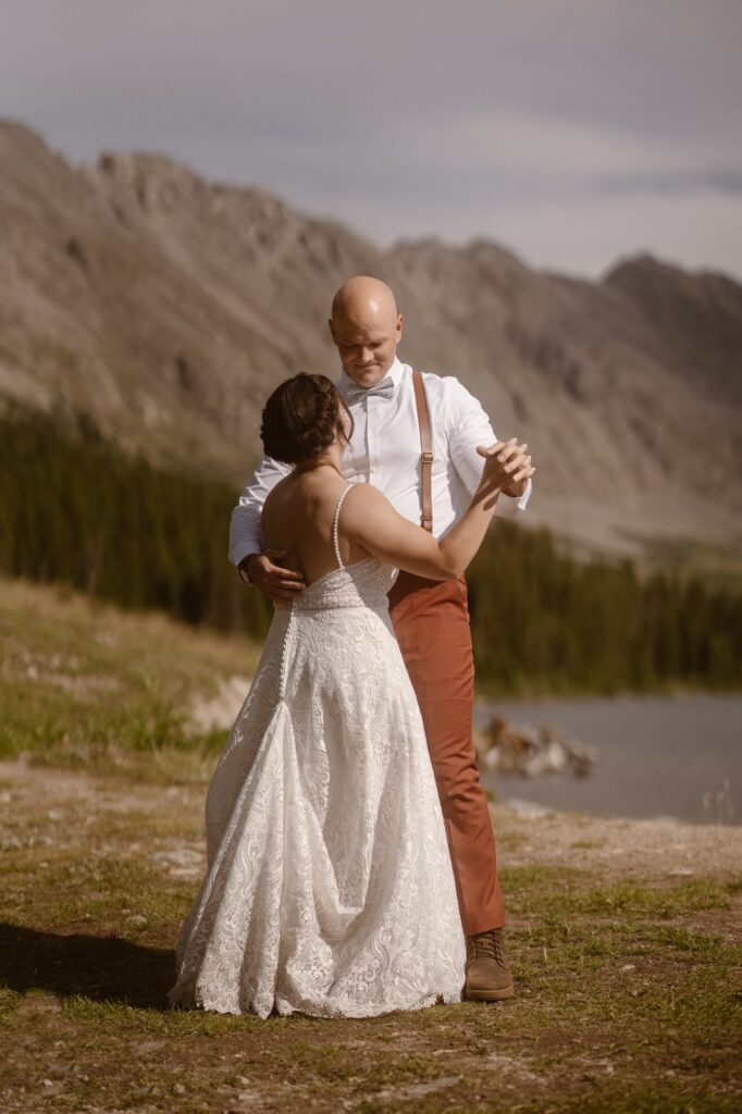 First dance in the mountains of Colorado