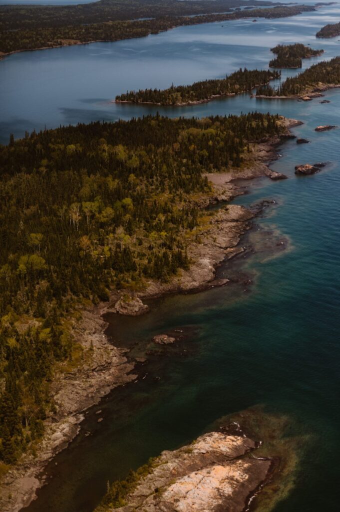 Isle Royale National Park from above