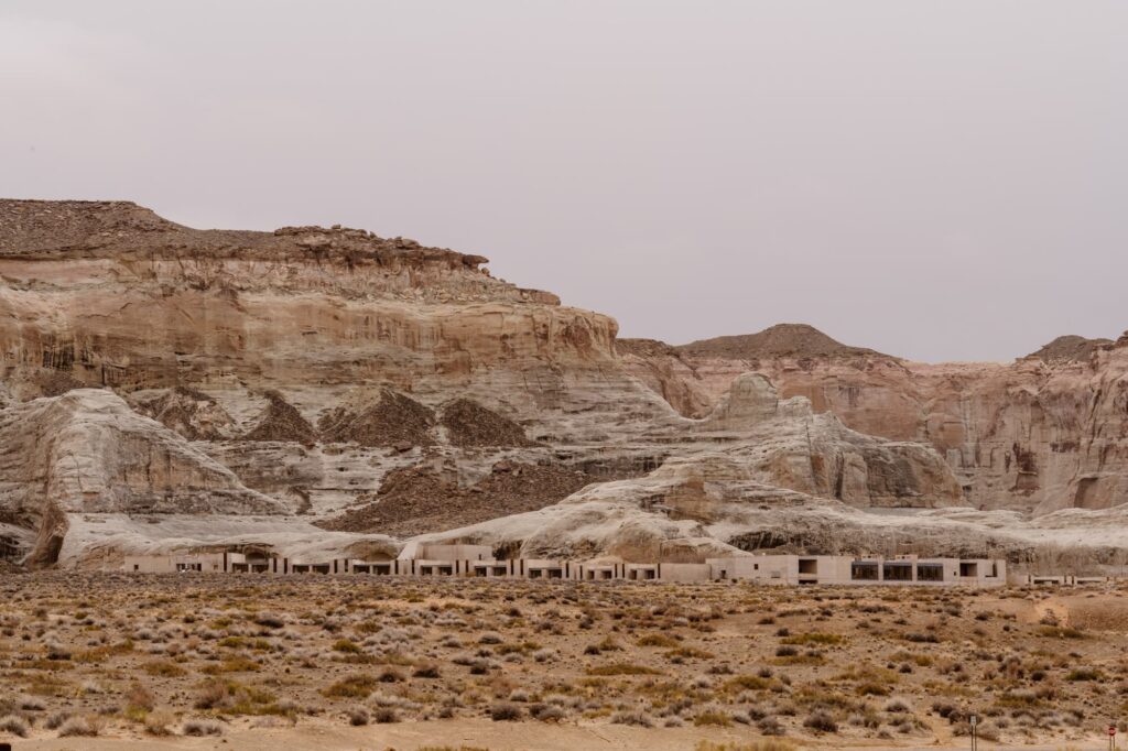 View of Amangiri resort from the outside