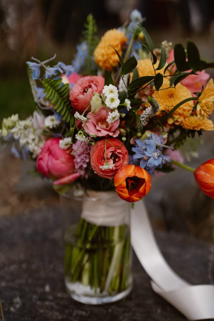 Spring inspired bridal bouquet